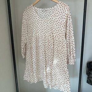 Loft 
Babydoll style dress 
Loose fit around the waist
Size small